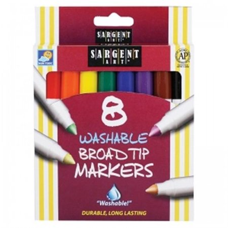 SARGENT ART Sargent Art SAR221550BN Washable Felt Super Tip Markers Broad Tip - Pack of 12 SAR221550BN